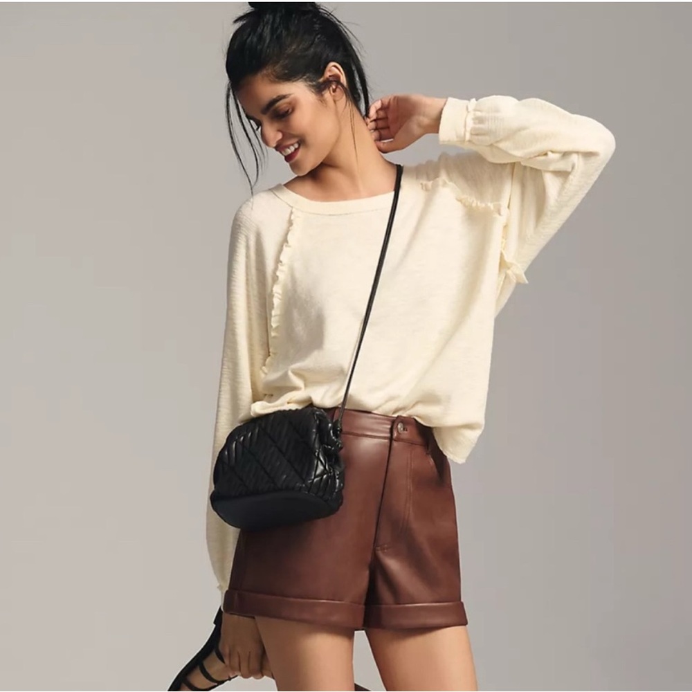 Pilcro Cream Knit Top